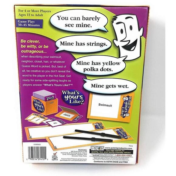 What's Yours Like? Game - Picture 3 of 3